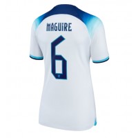 Anglicko Harry Maguire #6 Domáci Ženy futbalový dres MS 2022 Krátky Rukáv